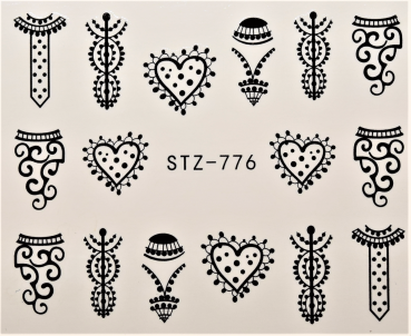 Nail Art Sticker Wassertransfer 776