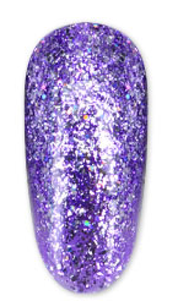 Gellack Platinum Purple Glitter UV/LED