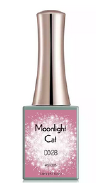 Gellack Moonlight Cat Pink Glitzer