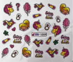 Nail Art Sticker Wassertransfer 1059