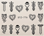 Nail Art Sticker Wassertransfer 776